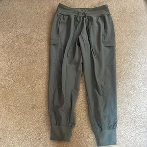 teal joggers